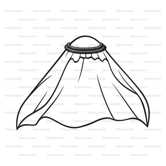 Traditional Arabic or Muslim Hat . Clip 