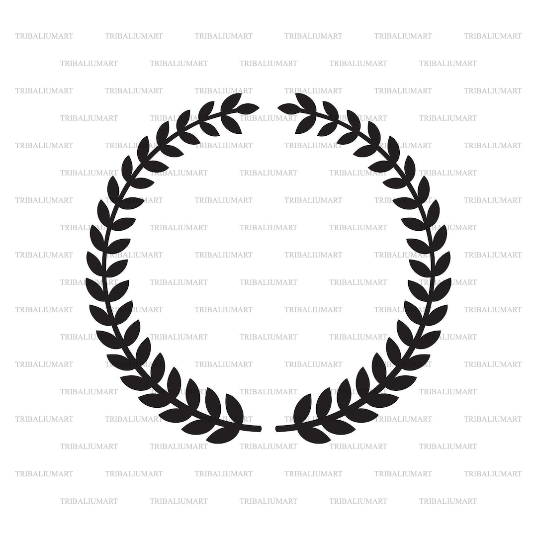 Laurel Wreath (flower Circle, Floral Design). Cut Files for Cricut ...