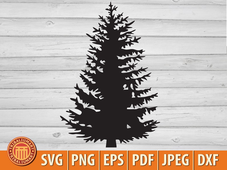 Pine Tree. Cut Files for Cricut. Clip Art Silhouette eps - Etsy