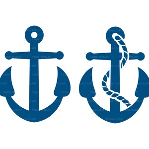 ancora. Tagliare i file per Cricut, clip Art sagome (eps, svg, pdf, png, dxf, jpeg).