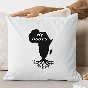 Africa Roots Map Design, African Heritage Art, Ancestry Tree Roots, Cultural Identity. Laser Engraving File (eps, svg, pdf, png, dxf, jpeg)