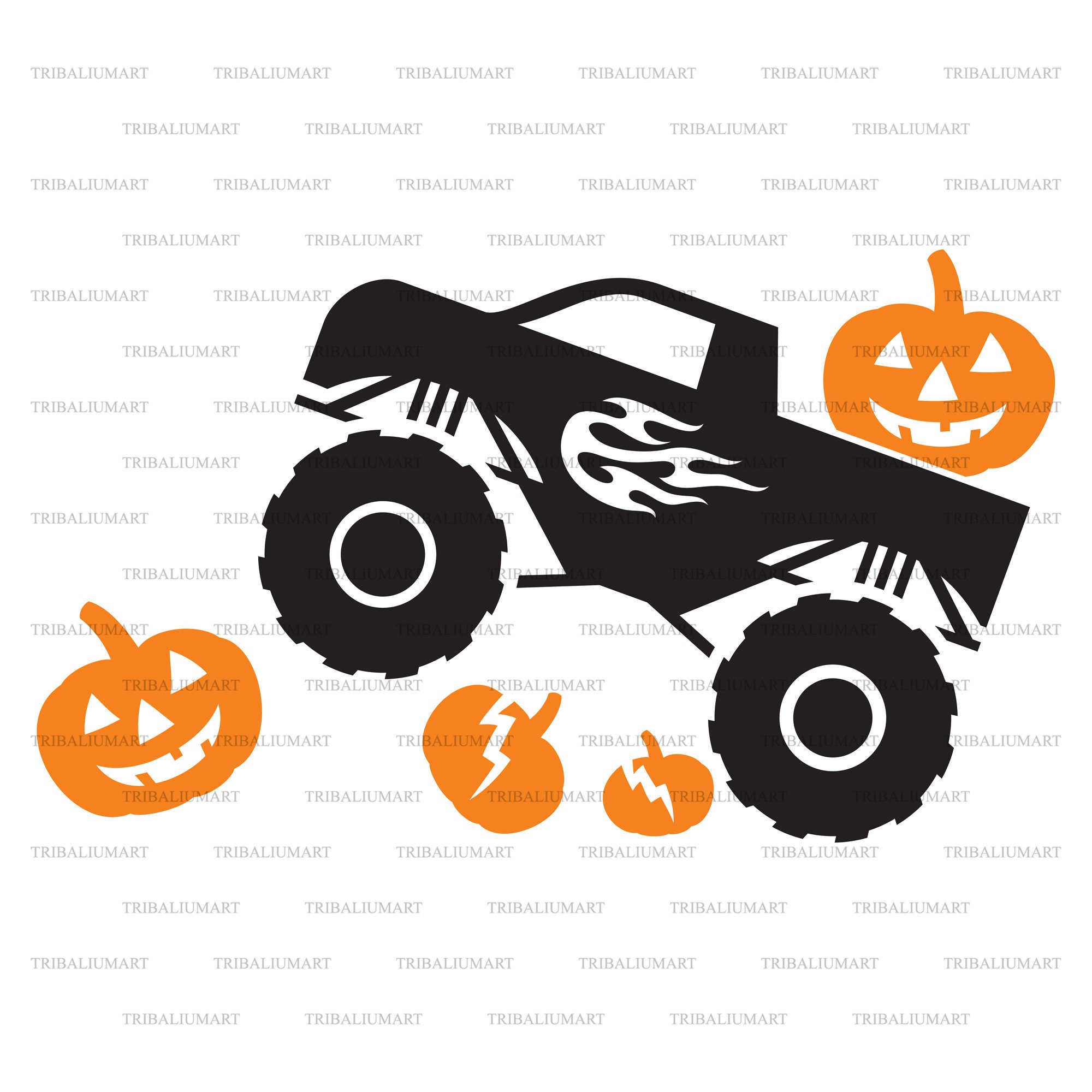 Monster Truck Pumpkin Stencils Monster Truck Pumpkin Stencils