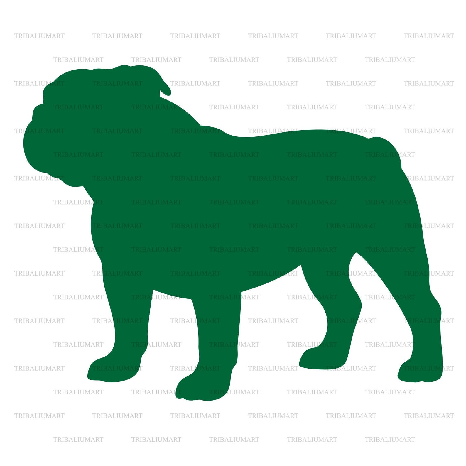Bulldog Silhouette SVG | Bulldog Dog Cut File | Pet Lover | Cricut SVG ...