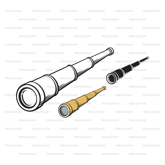 Spyglass Cut Files for Clip Art Silhouettes