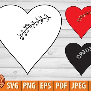 Corazón con cicatriz. Cortar archivos para Cricut. Imágenes prediseñadas (eps, svg, pdf, png, dxf, jpeg).