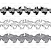 Chainsaw Chain. Cut Files for Cricut. Clip Art Silhouettes eps, Svg ...