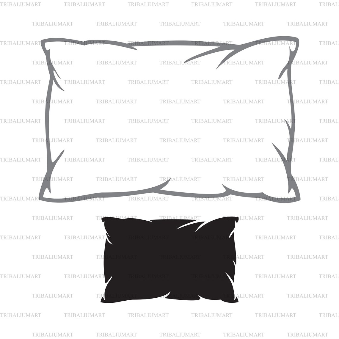 Pillow. Cut Files for Cricut. Clip Art Silhouettes eps Svg Etsy Ireland