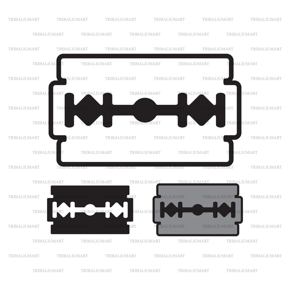Gillette Razor Svg Traditional Razor Blade (gillette). Cut Files for Cricut. Clip Art ...