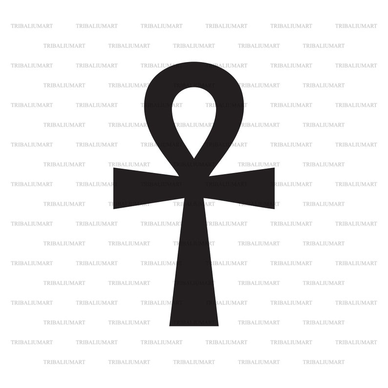 Egyptian Ankh Cross (key of Life). Cut Files for Cricut. Clip Art ...