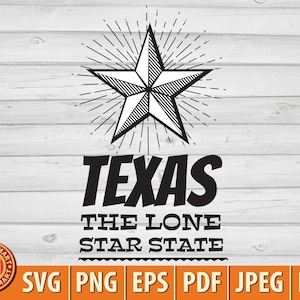 Texas. Texas. Bestanden knippen voor Cricut. Illustraties (eps, svg, pdf, png, dxf, jpeg).