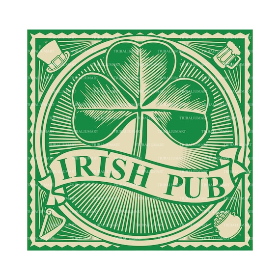 Reusable Mylar Stencils Irish Pub Whiskey Ale Friends Food Sign Stencil