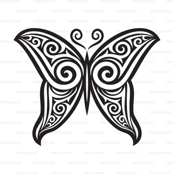 Tribal Butterfly Tattoo Design. Cut Files for Cricut. Clip - Etsy Hong Kong Tribal Butterfly Tattoo Design. Cut Files for Cricut. Clip - Etsy Hong Kong