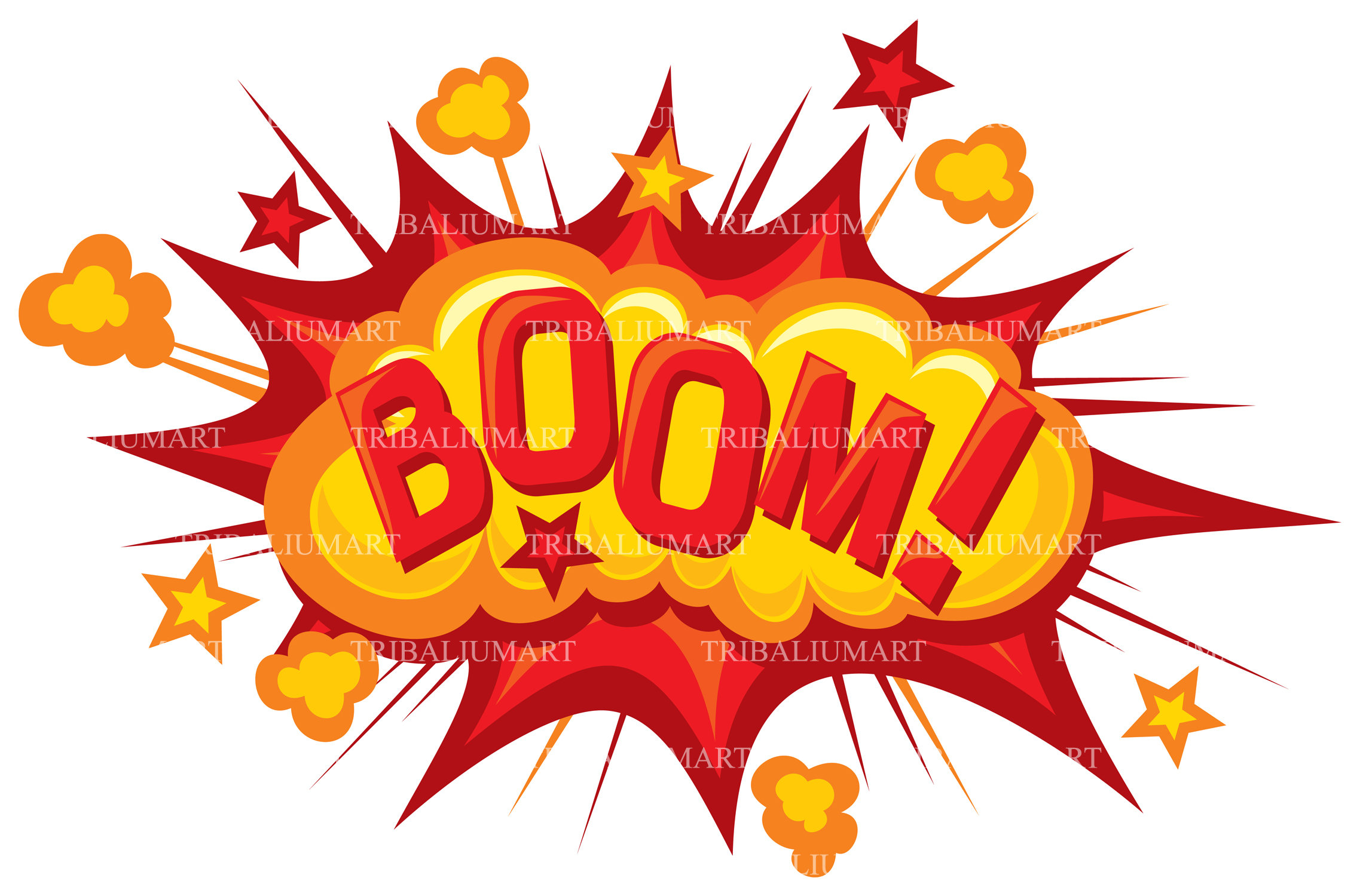 Cartoon Boom comic Book Explosion. Eps, Pdf, Png, Jpeg. - Etsy Denmark