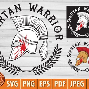 Casque spartiate antique (guerrier) et couronne de laurier. Couper des fichiers pour Cricut. Silhouettes clipart (eps, svg, pdf, png, dxf, jpeg).