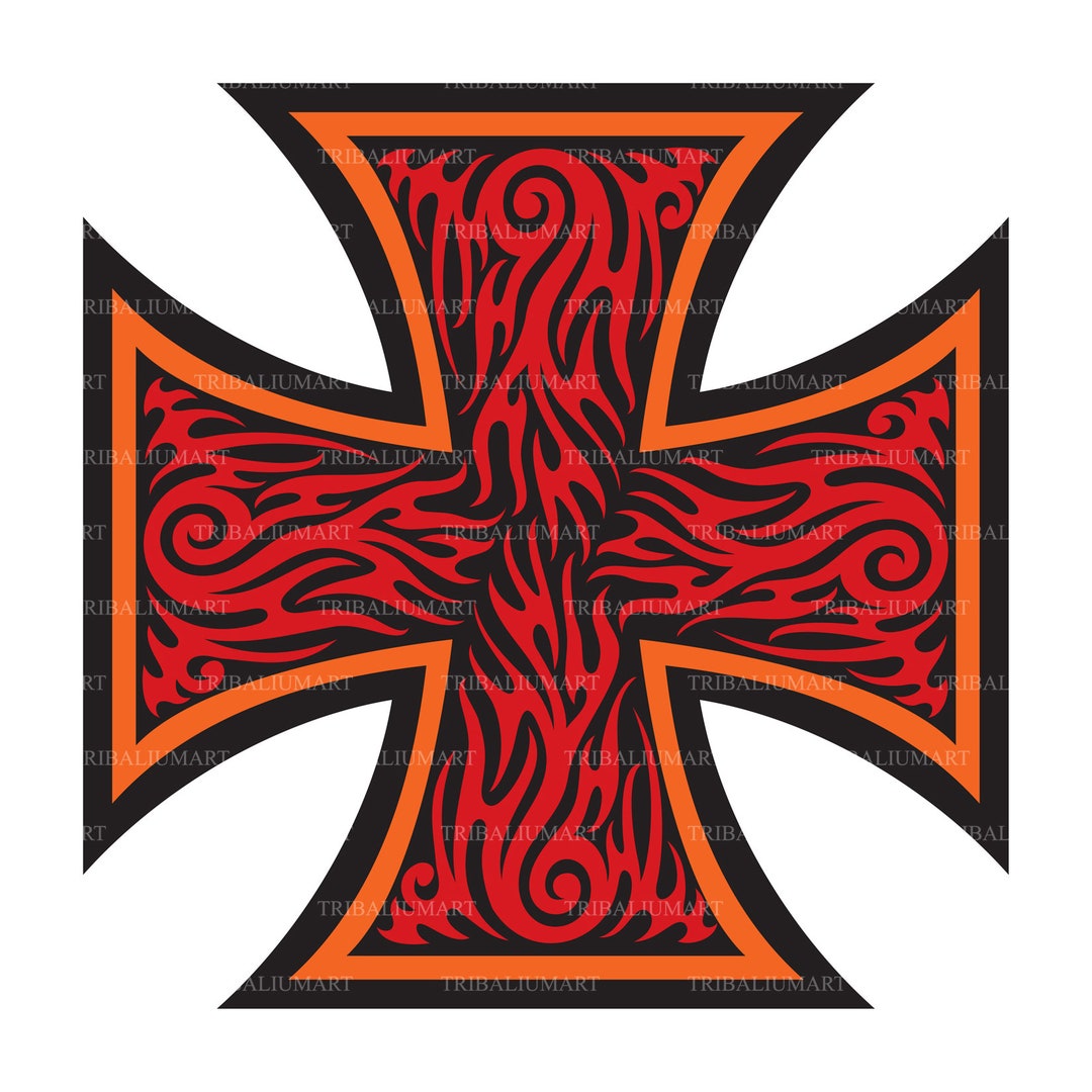 Iron Cross New Tattoo Design. Cut Files for Cricut. Clip Art eps, Svg ...