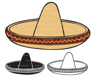 ソンブレロ　メキシコ産 ソンブレロ メキシコ製 大3 小6セット