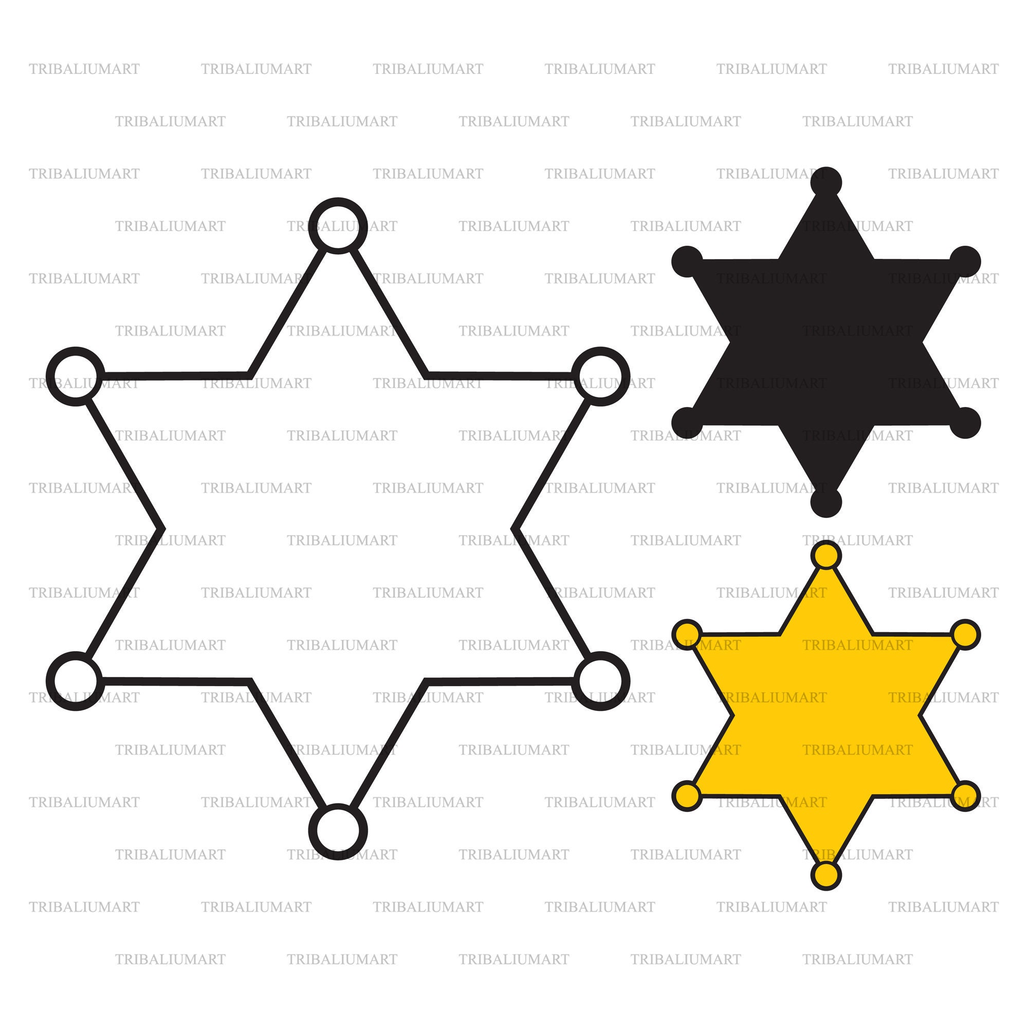 Sheriff Badge sheriff Star. Cut Files for Cricut. Clip Art Silhouettes eps, Svg, Pdf, Png, Dxf, Jpeg. - Etsy sheriff-badge-sheriff-star-cut-files-for-cricut-clip-art-silhouettes-eps-svg-pdf-png-dxf-jpeg-etsy