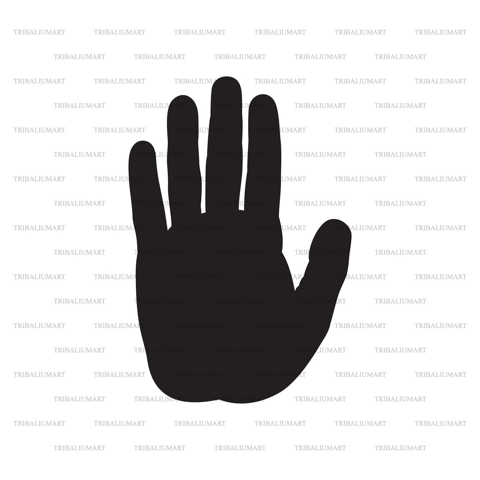 Stop Hand hand Blocking Sign. Cut Files for Cricut Clip Art Etsy