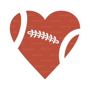 Fußball-Herz. Dateien für Cricut ausschneiden. ClipArt Silhouette (eps, svg, pdf, png, dxf, jpg).