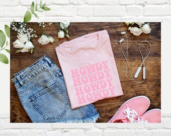 HOWDY svg, dxg, png, pegatina Howdy, camisa Howdy, Howdy vinilo craft texas a&m girly pink