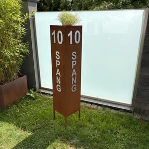 Letras con aspecto de acero inoxidable para uso interior y exterior, nombres, letras fabricadas en material compuesto de aluminio de 3 mm. imagen 4