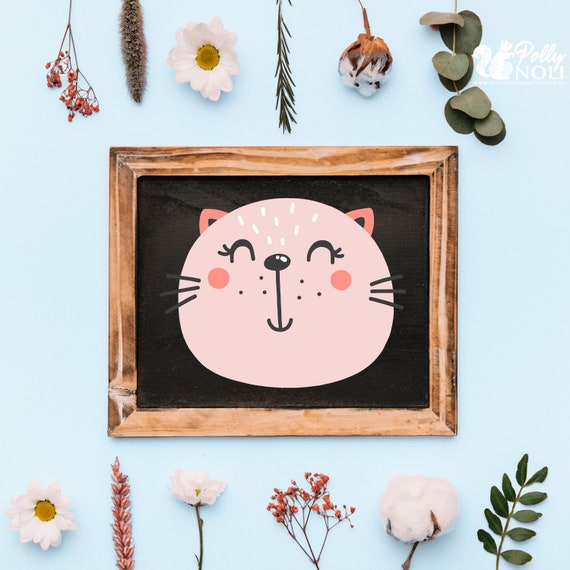 Download Free Cat Svg Files Girl Shirt Svg Kitty Svg Cute Cat Face Svg Etsy SVG Cut Files