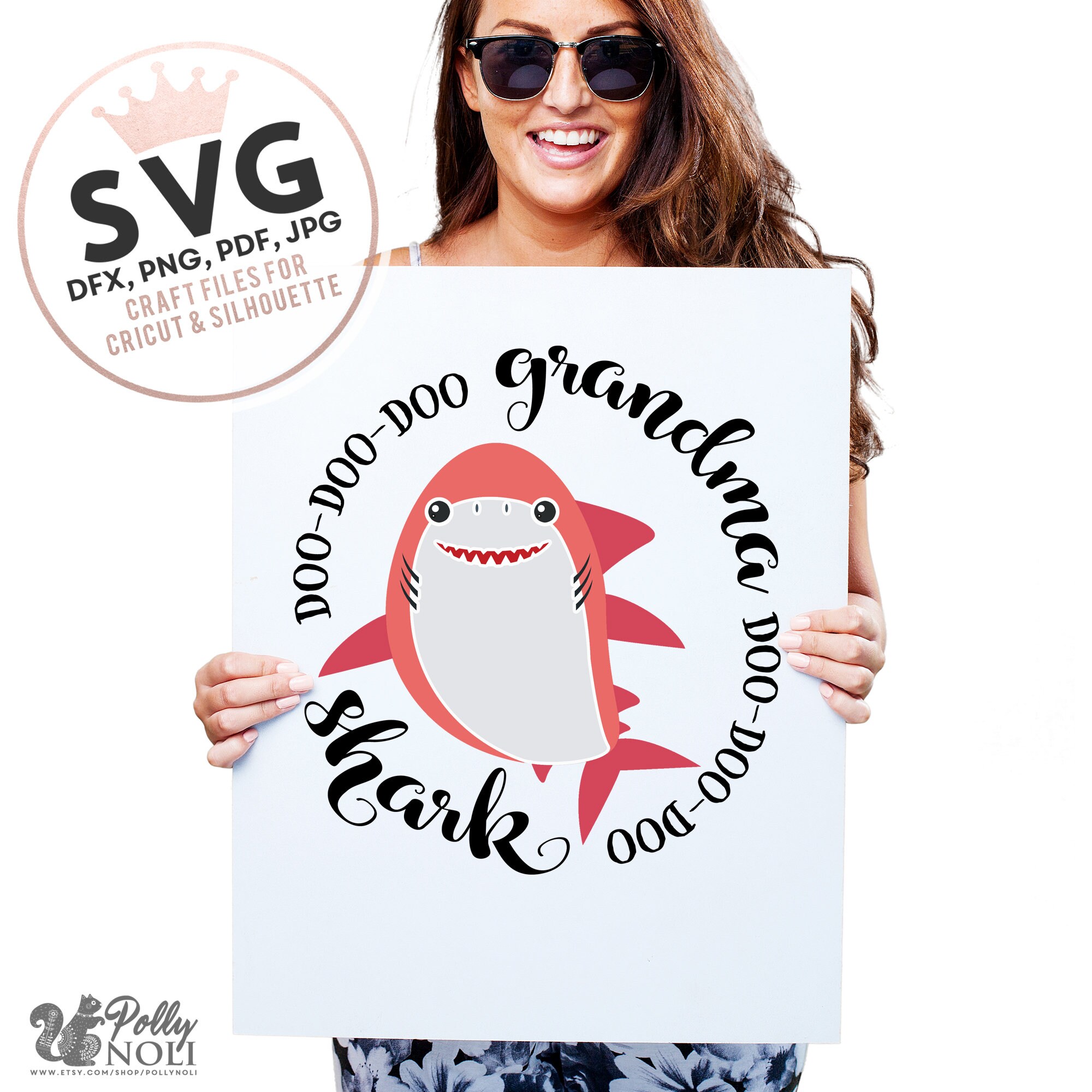 Free Free 133 Grandma Shark Svg Free SVG PNG EPS DXF File