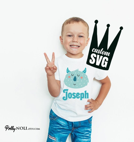 Download Boy Name T Shirt Svg File Custom Name Shirt Svg Baby Girl Etsy