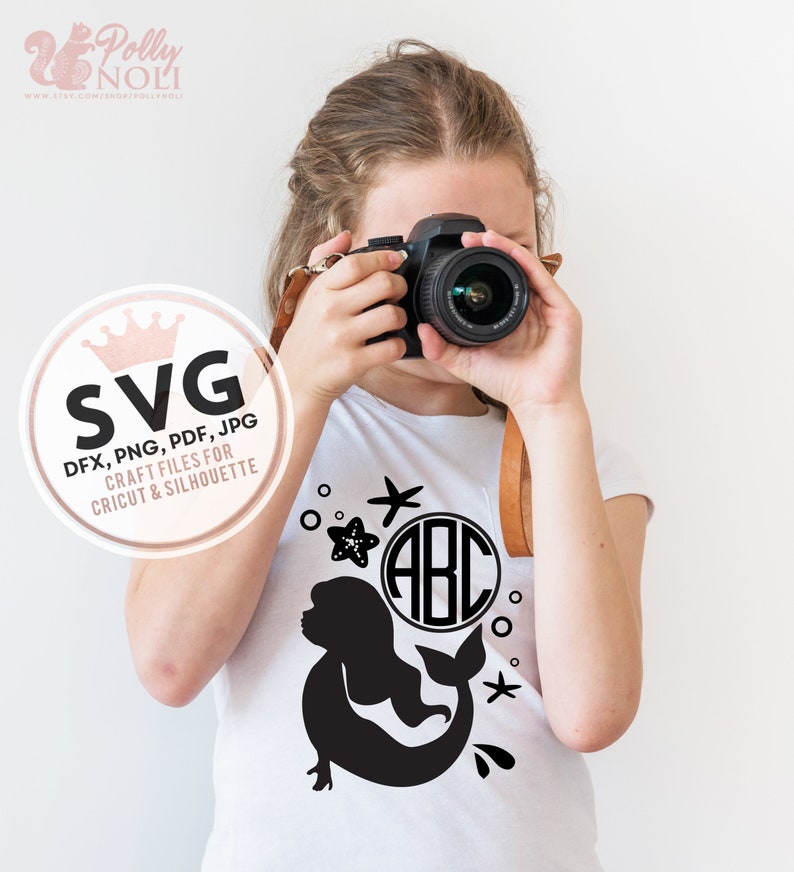 Download Little MERMAID Monogram svg Summer Toddler Shirt SVG Cut ...