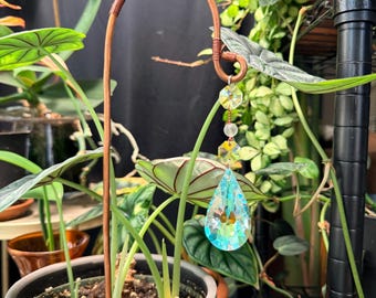 Sun Catcher Prism Plant Stake - Large prism – Whimsical Plant Decor