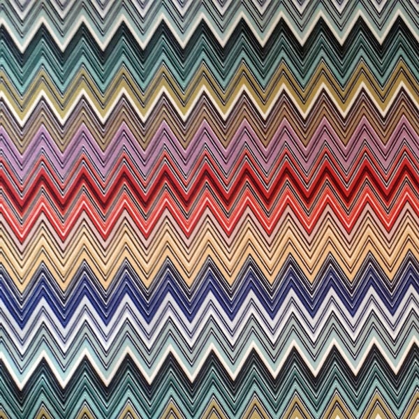 Chevron, zig zag pattern fabric, retro home, pastel color zig zag upholstery fabric, zigzag home decor, zig zag home textile