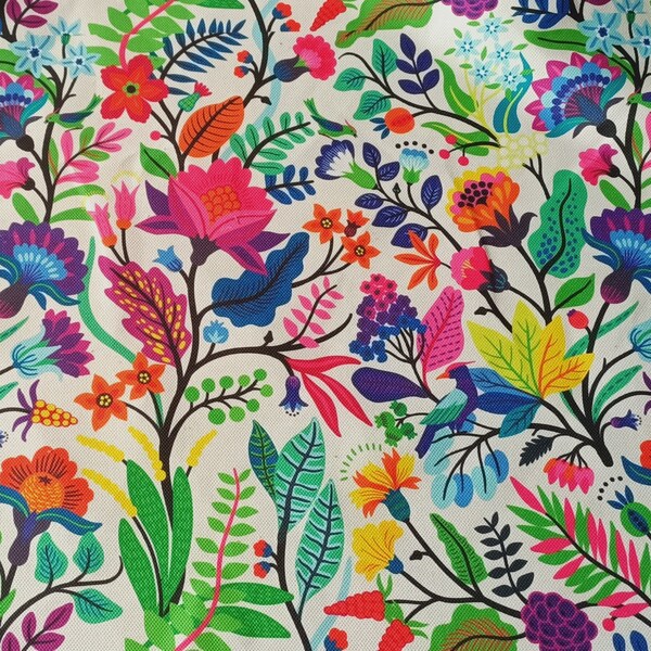 Tissu floral coloré par mètre pour tapisserie d'ameublement, rideaux, textile de maison, tissu pour abat-jour de chaise et de canapé