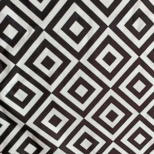 Black White square fabric, geometric uphosltery fabric, furnishings curtain fabric, chair sofa couch fabric, DIY fabric, valance fabric