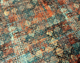 kilim fabric, by the yard fabric,  bohemian boho fabric for upholstery curtain chair couch, vibrant color
