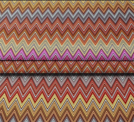 Zick Zack Stoff Meterware Muster Chevron, Zick Zack Muster Stoff