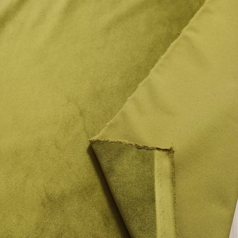 VELVET Upholstery Fabric Cotton Velvet by the Yard Fabric for Etsy