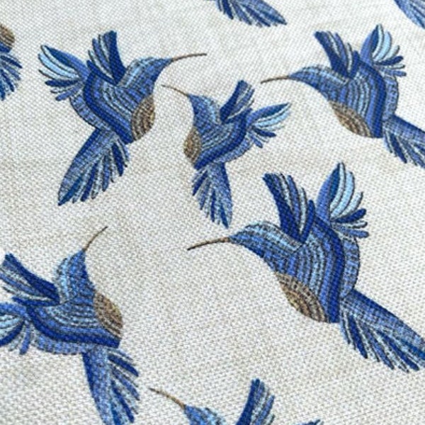 Hummingbird Fabric - Etsy