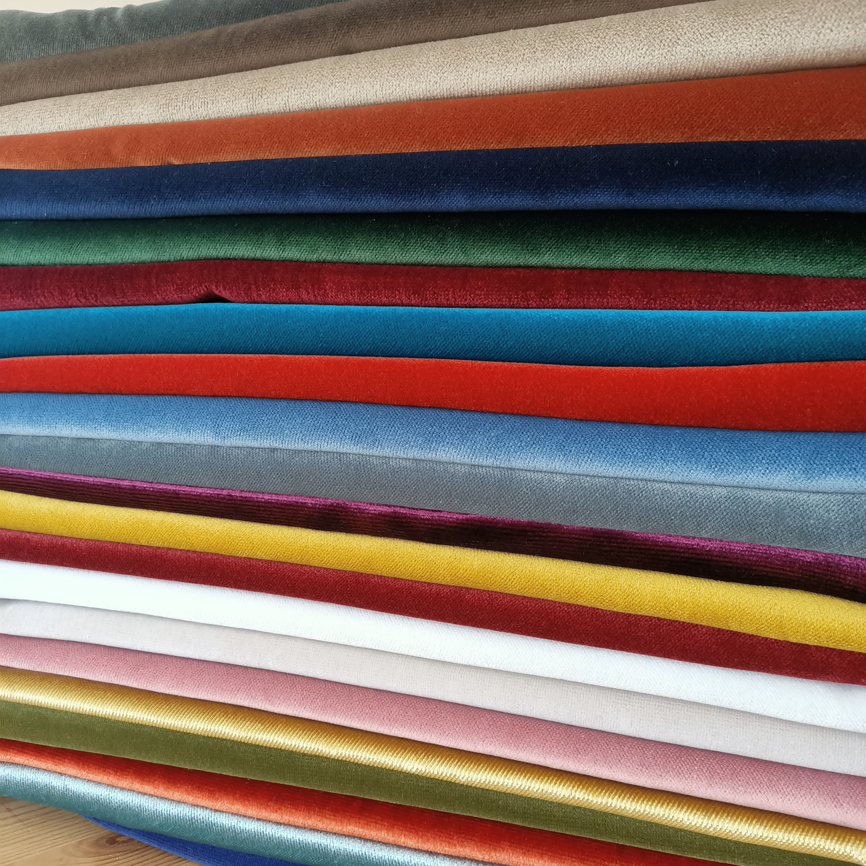 Coral Pink Velvet Fabric by the Yard Light Pink Upholstery Etsy UK