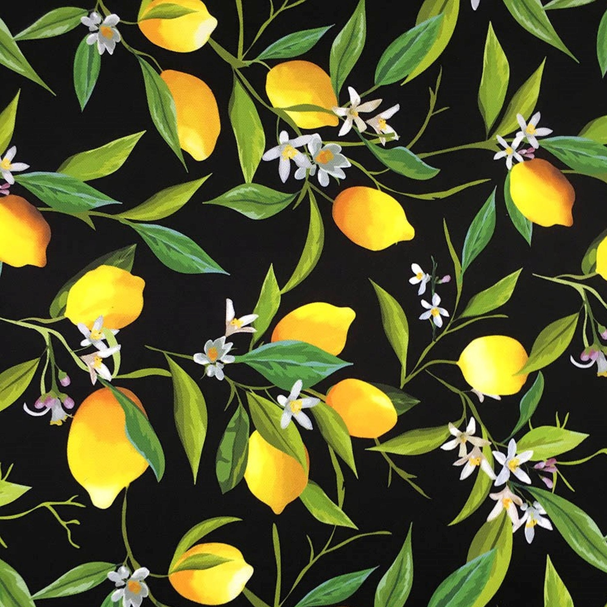 Lemon by the Yard Drapery Fabric - Etsy