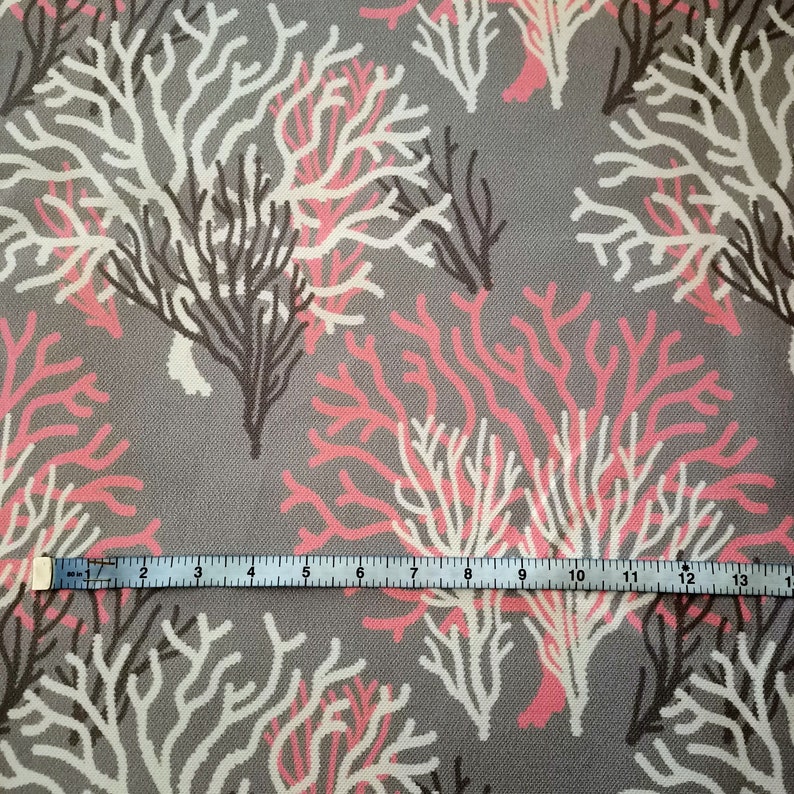 Reef Coral Fabric by the Yard Upholstery Fabric Ocean Sea Etsy