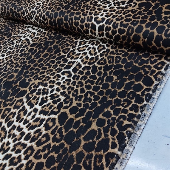 Leopard fabric, Animal skin print fabric, cotton canvas home decor outdoor fabric for upholstery, chair, sofa, curtain fabric, drapery
