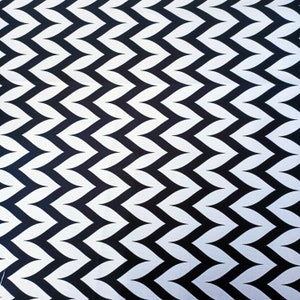 Black White Chevron zigzag fabric, curtain fabric, geometric fabric, shades fabric, ottomans fabric, armchair fabric
