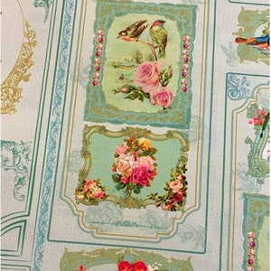Tela vintage rosa menta cortada a medida, tela artesanal para tapicería vintage, cortinas y chiars