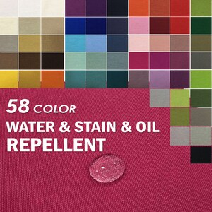 Tessuto per interni Fucsia Solid, tessuto per esterni. Tessuto in tela di cotone Duck, tagliato su misura, mezza iarda, tessuto antimacchia e oleorepellente Fucsia