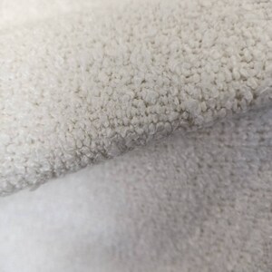 White Boucle Upholstery Fabric Heavy Weight Boucle Textured - Etsy