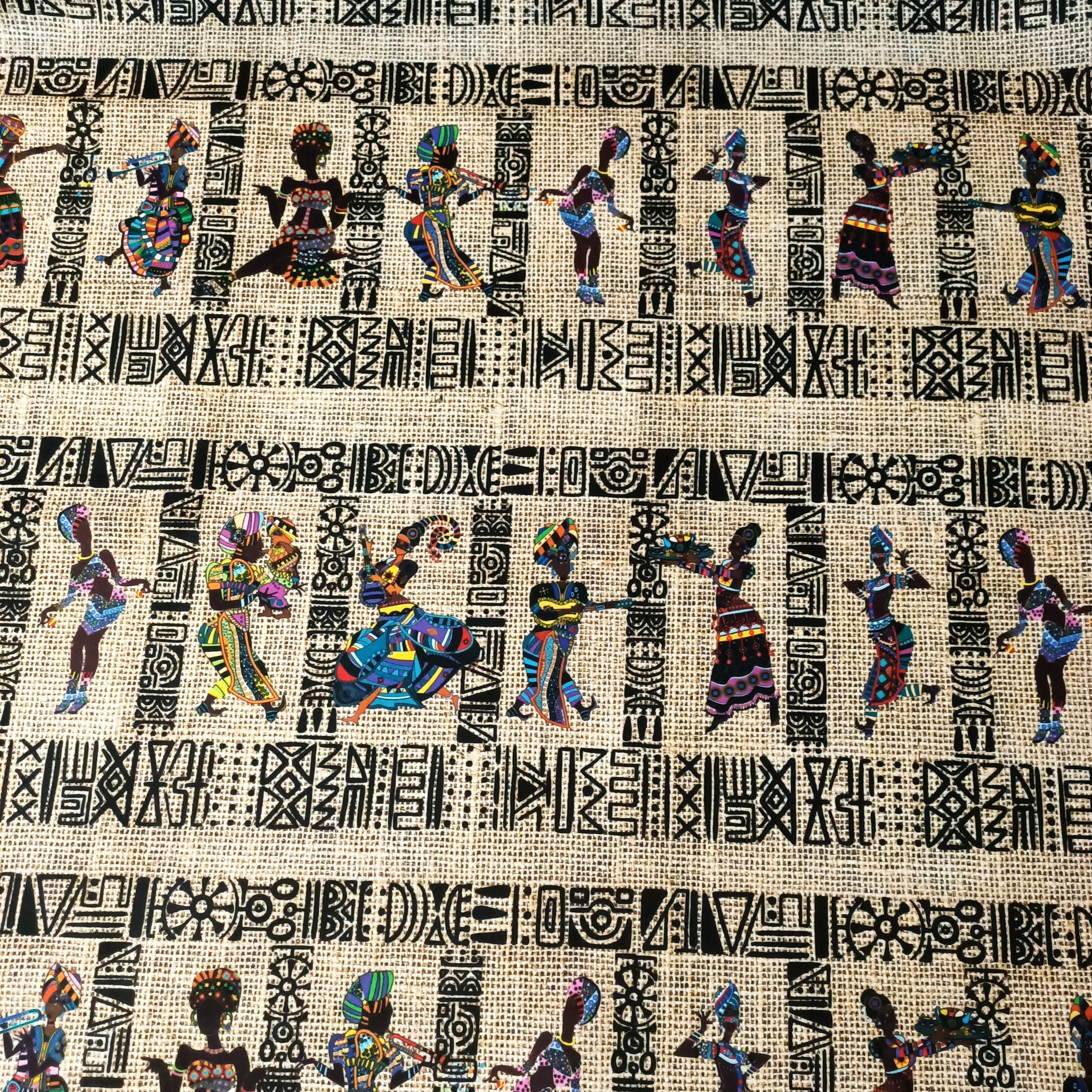 African Lady Fabric, Africa Woman Fabric for Home Textile, Diy Project ...