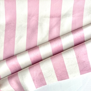 Blush pink VELVET striped fabric, upholstery soft pink fabric, furniture, curtain fabric, home decor blush pink fabric, Stripe Width=1.5 inc