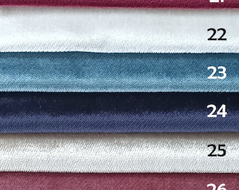 Shiny Velvet Upholstery fabric by the yard, bright velvet fabric for chair, curtain, sofa furnishings, cushion, sofa -40colors