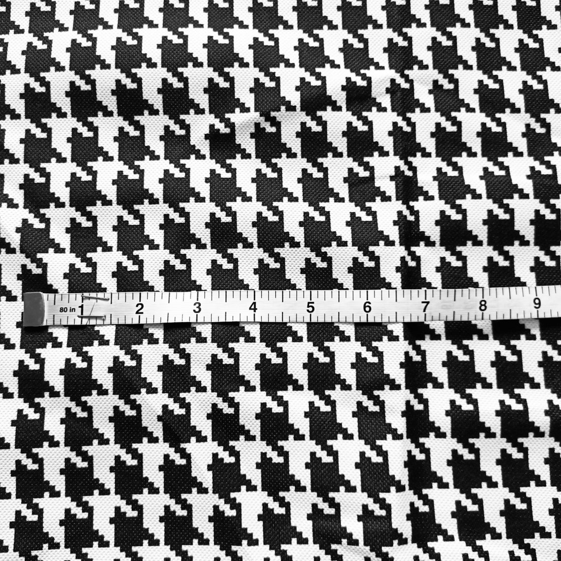 Black and White Houndstooth by the Yard Fabric for Upholstery | Etsy