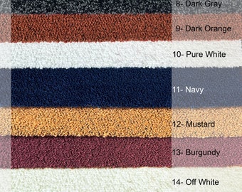 Boucle Upholstery fabric, Textured Heavy fabric for furniture, sofa, chair, Headboard, couch, pillow, By the yard soft Boucle fabric